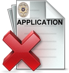 police officer application mistakes
